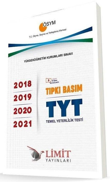 TYT Tıpkı Basım Çıkmış Sorular 2018-2019-2020-2021