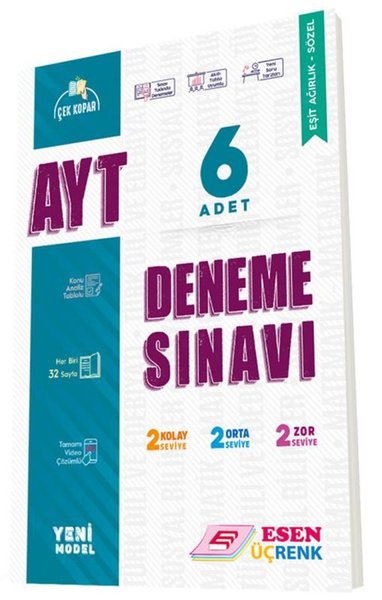 AYT 6'lı Deneme Eşit Ağırlık - Sözel