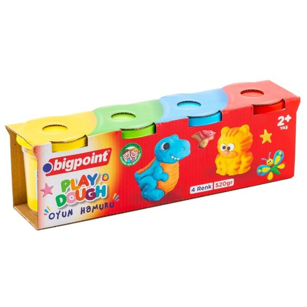 Bp Oyun Hamuru 4Lu Set 520 Gr. Yenı BP760-04