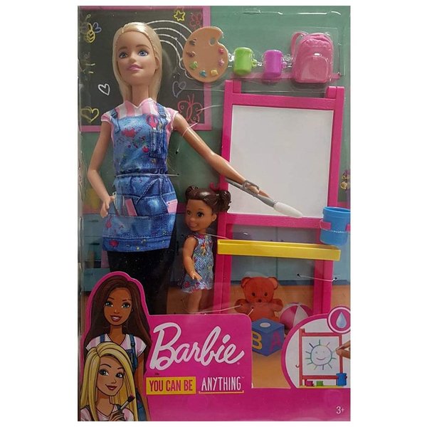 Barbie Resim Öğretmeni Oyun Seti GJM29