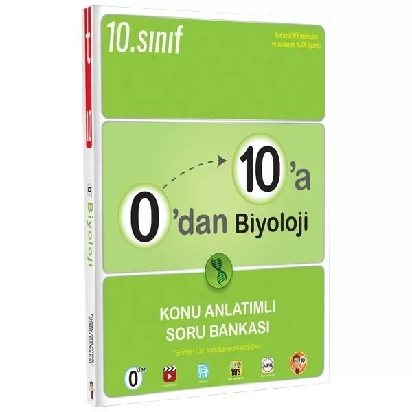 0'dan 10'a Biyoloji Konu Anlatımlı Soru Bankası