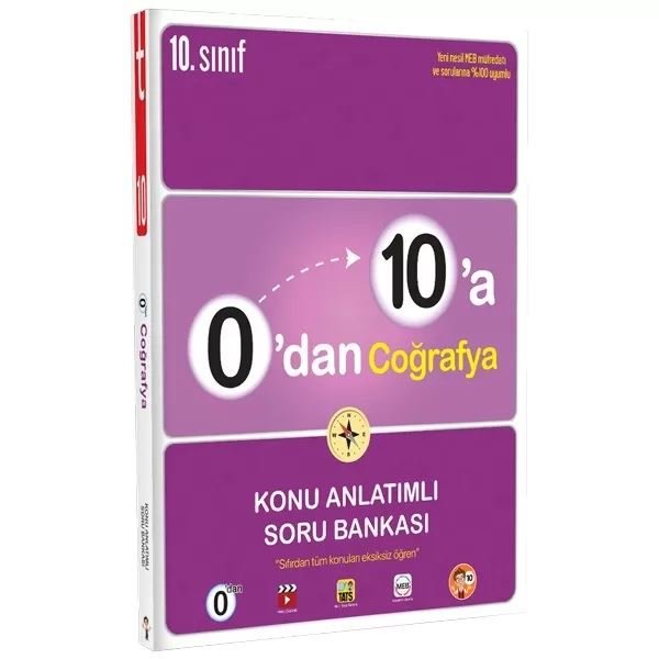 0'dan 10'a Coğrafya Konu Anlatımlı Soru Bankası