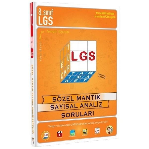 8.Sınıf LGS Sözel Mantık Sayısal Analiz Soruları