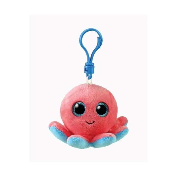 Ty Beanie Boos Peluş Pembe Ahtapot Anahtarlık Sheldon