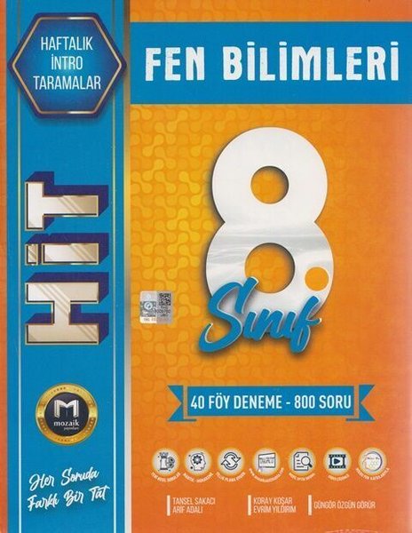 8.Sınıf Fen Bilimleri İntro Hit Deneme 40'lı