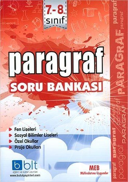 7. ve 8.Sınıf Paragraf Soru Bankası