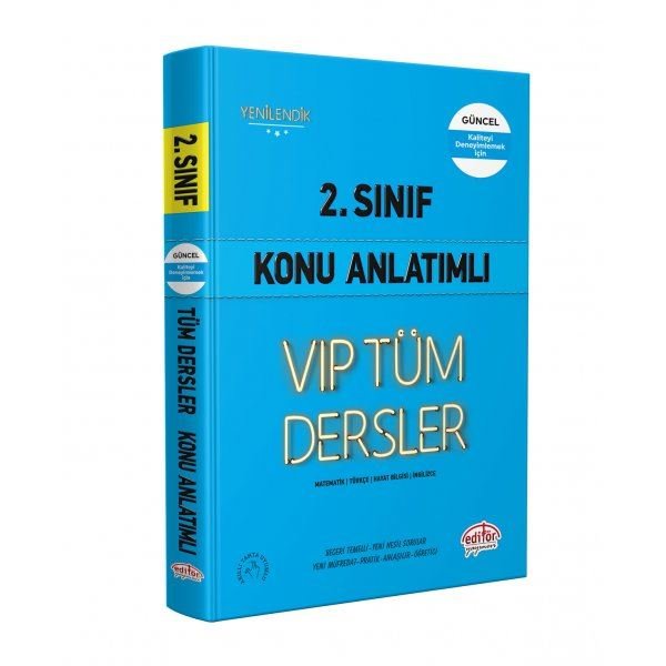 2.Sınıf VIP Tüm Dersler Konu Anlatımlı - Mavi Kitap