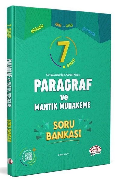 7.Sınıf Paragraf ve Mantık Muhakeme Soru Bankası