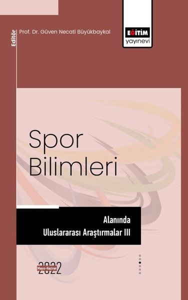 Spor Bilimleri Alanında Uluslararası Araştırmalar-3