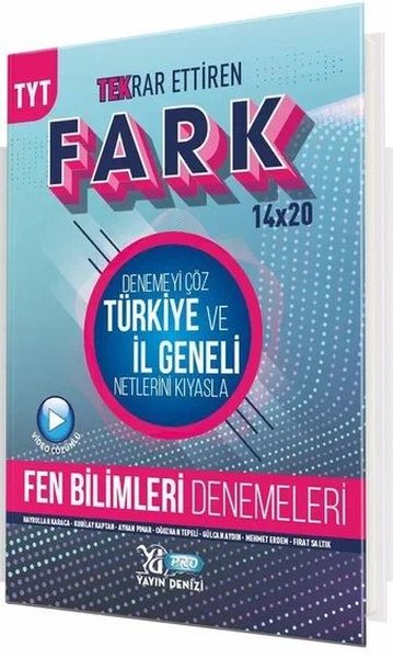 TYT Fen Bilimleri Fark 14x20 Tekrar Ettiren Deneme