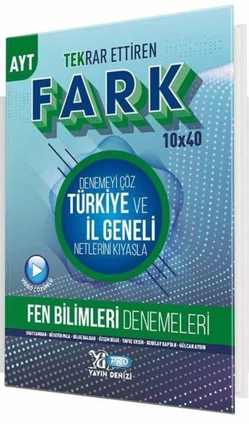 AYT Fen Bilimleri Fark 10x40 Tekrar Ettiren Deneme