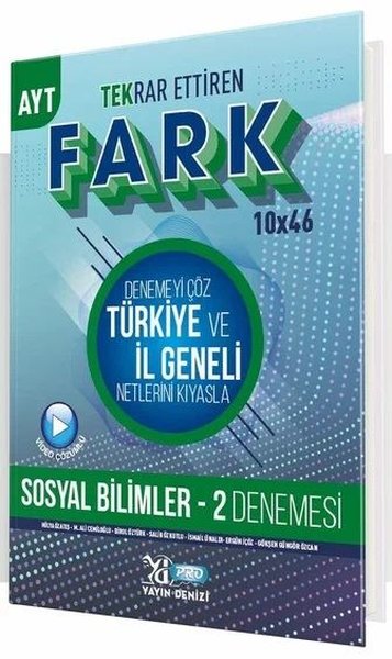 AYT Sosyal Bilimler 2 Fark 10x46 Tekrar Ettiren Deneme