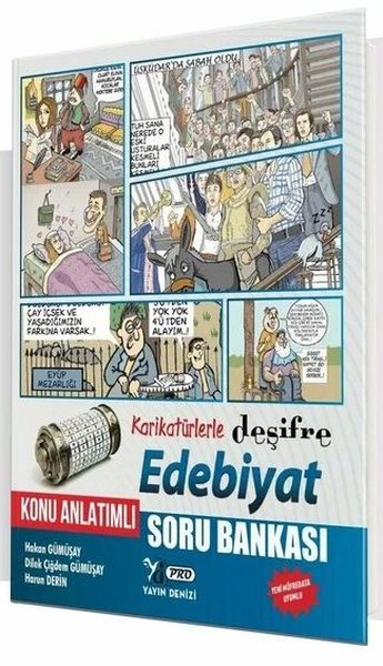 AYT Edebiyat Karikatürlerle Deşifre Pro Konu Anlatımlı Soru Bankası