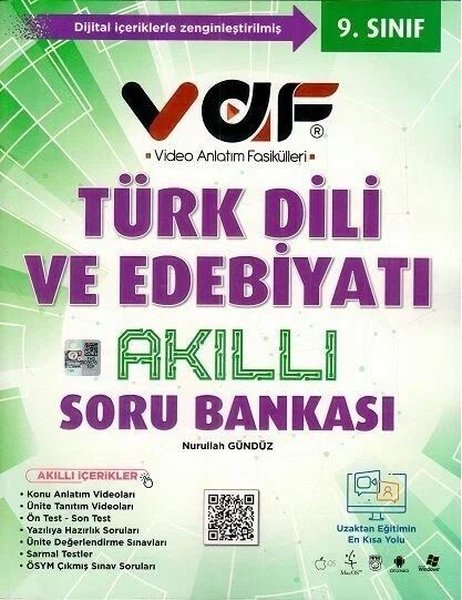9.Sınıf Türk Dili ve Edebiyatı Akıllı Soru Bankası