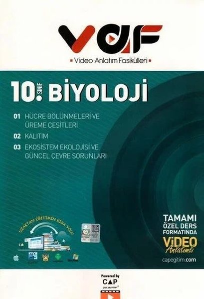 10.Sınıf Biyoloji Video Anlatım Fasikülleri