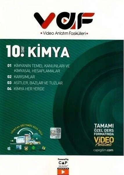 10.Sınıf Kimya Video Anlatım Fasikülleri