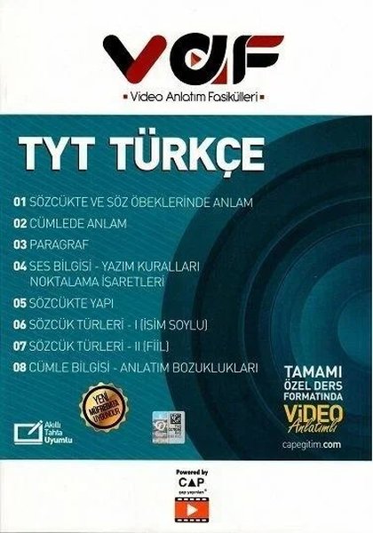 TYT Türkçe Video Anlatım Fasikülleri