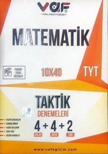 TYT Matematik 10x40 Taktik Deneme