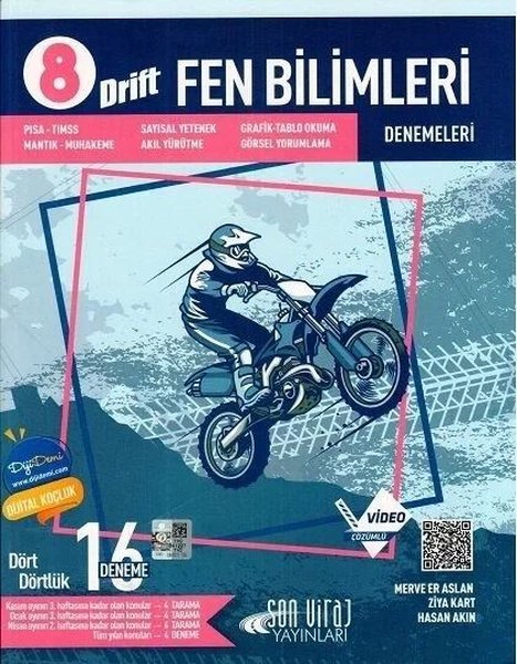 8.Sınıf Fen Bilimleri Drift Deneme 16'lı