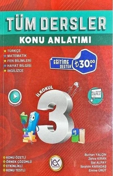 3.Sınıf Tüm Dersler Konu Anlatımı