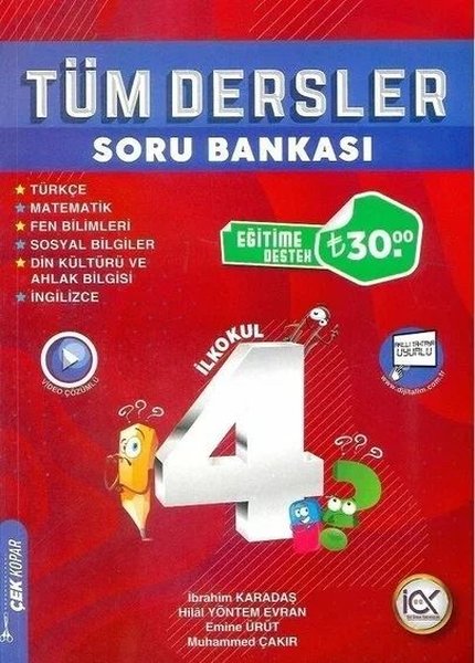 4.Sınıf Tüm Dersler Soru Bankası