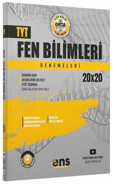 TYT Fen Bilimleri 20x20 Deneme