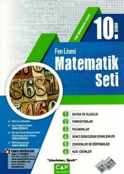 10.Sınıf Matematik Fen Lisesi Set