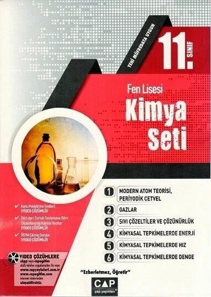 11.Sınıf Kimya Fen Lisesi Set