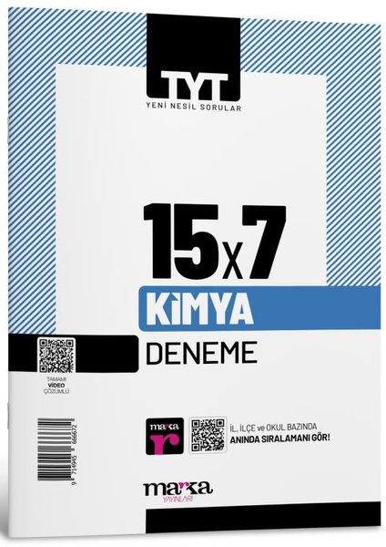 TYT Kimya 15x7 Deneme
