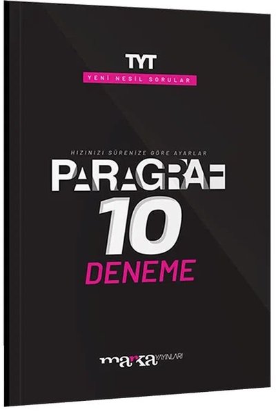 TYT Paragraf Yeni Nesil 10 Deneme