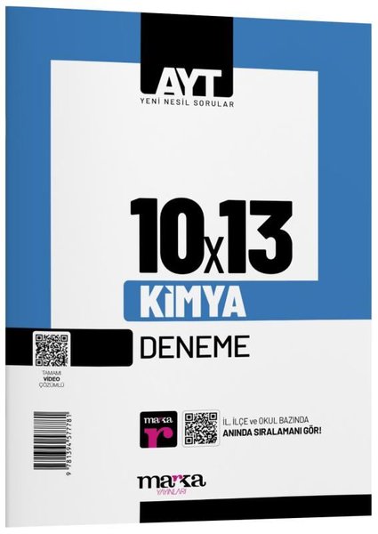 AYT Kimya 10x13 Deneme