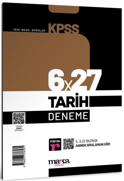 KPSS Tarih 6x27 Deneme