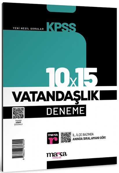 KPSS Vatandaşlık 10x15 Deneme