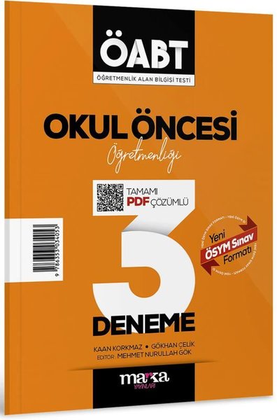 ÖABT Okul Öncesi Öğretmenliği 3 Deneme