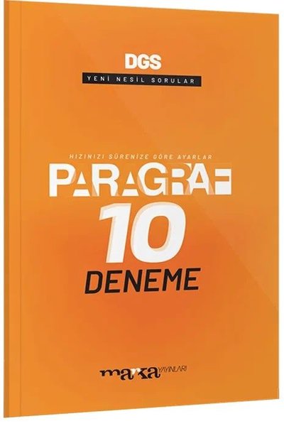 2023 DGS Paragraf Yeni Nesil 10 Deneme