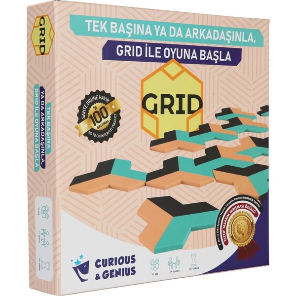 Curious&Genius Grid Eğitici Kutu Oyunu