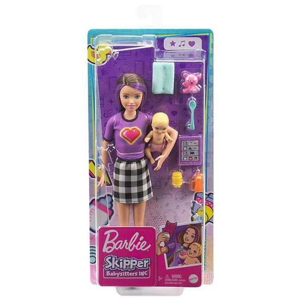 Barbie Bebek Bakıcısı Skipper Bebek Serisi GRP11