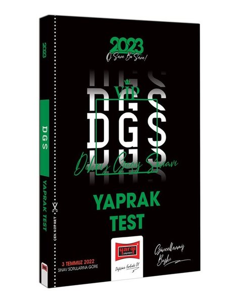 2023 DGS Yaprak Test