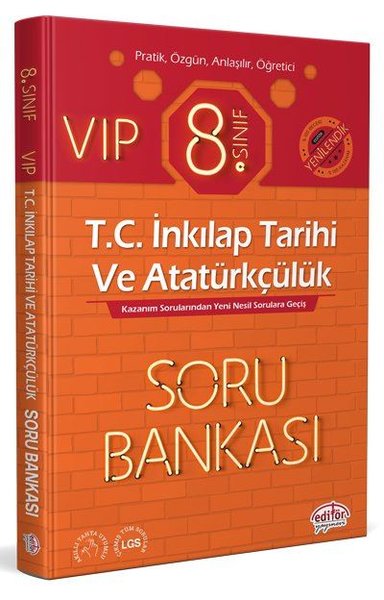 8.Sınıf VIP T.C. İnkılap Tarihi ve Atatürkçülük Soru Bankası