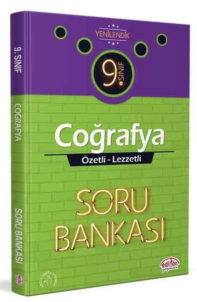 9.Sınıf Coğrafya Özetli Lezzetli Soru Bankası