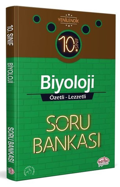 10.Sınıf Biyoloji Özetli Lezzetli Soru Bankası