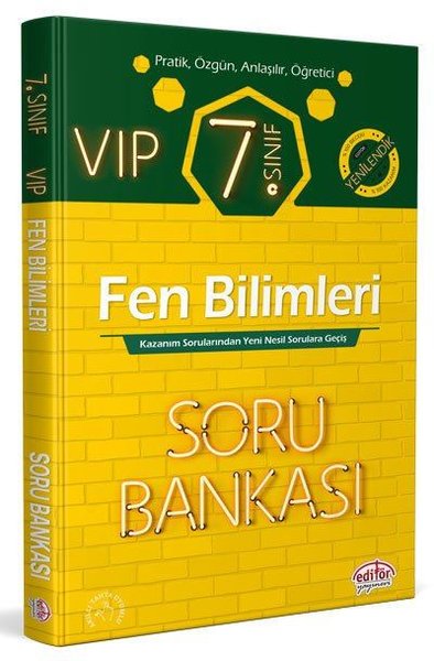 7.Sınıf VIP Fen Bilimleri Soru Bankası