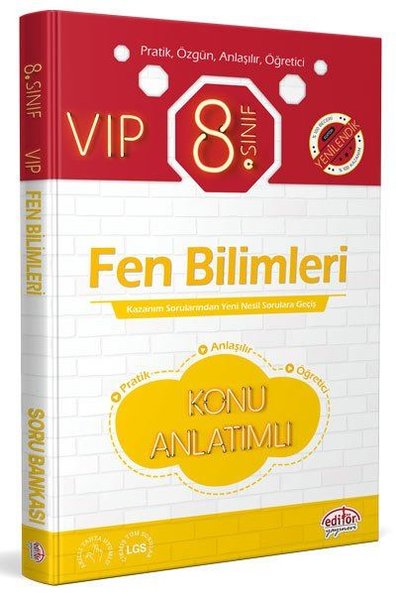 8.Sınıf VIP Fen Bilimleri Konu Anlatımlı