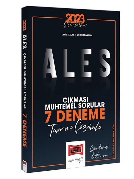 2023 ALES Çıkması Muhtemel Sorular Tamamı Çözümlü 7 Deneme