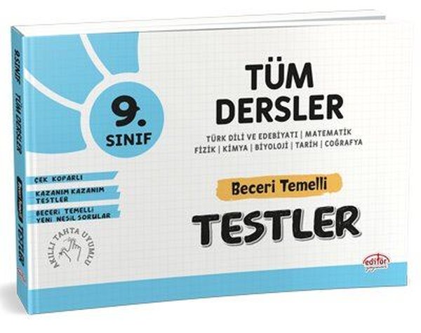 9.Sınıf Tüm Dersler Beceri Temelli Testler