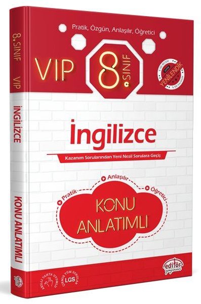 8.Sınıf VIP İngilizce Konu Anlatımlı