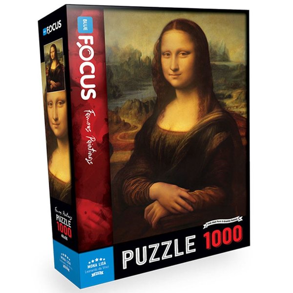 Blue Focus Mona Lisa 1000 Parça Puzzle BF270