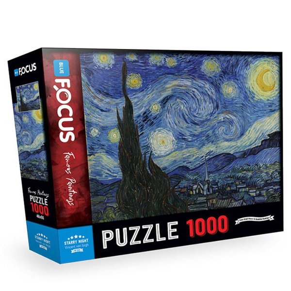 Blue Focus Yıldızlı Gecele 1000 Parça Puzzle BF269