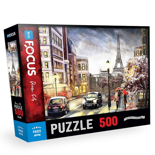 Blue Focus Paris 500 Parça Puzzle BF330