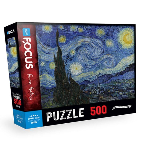 Blue Focus Yıldızlı Gece 500 Parça Puzzle BF328